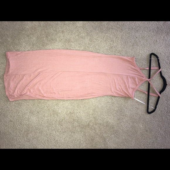 Muted Rose Midi Dress. NWOT. - Picture 7 of 8